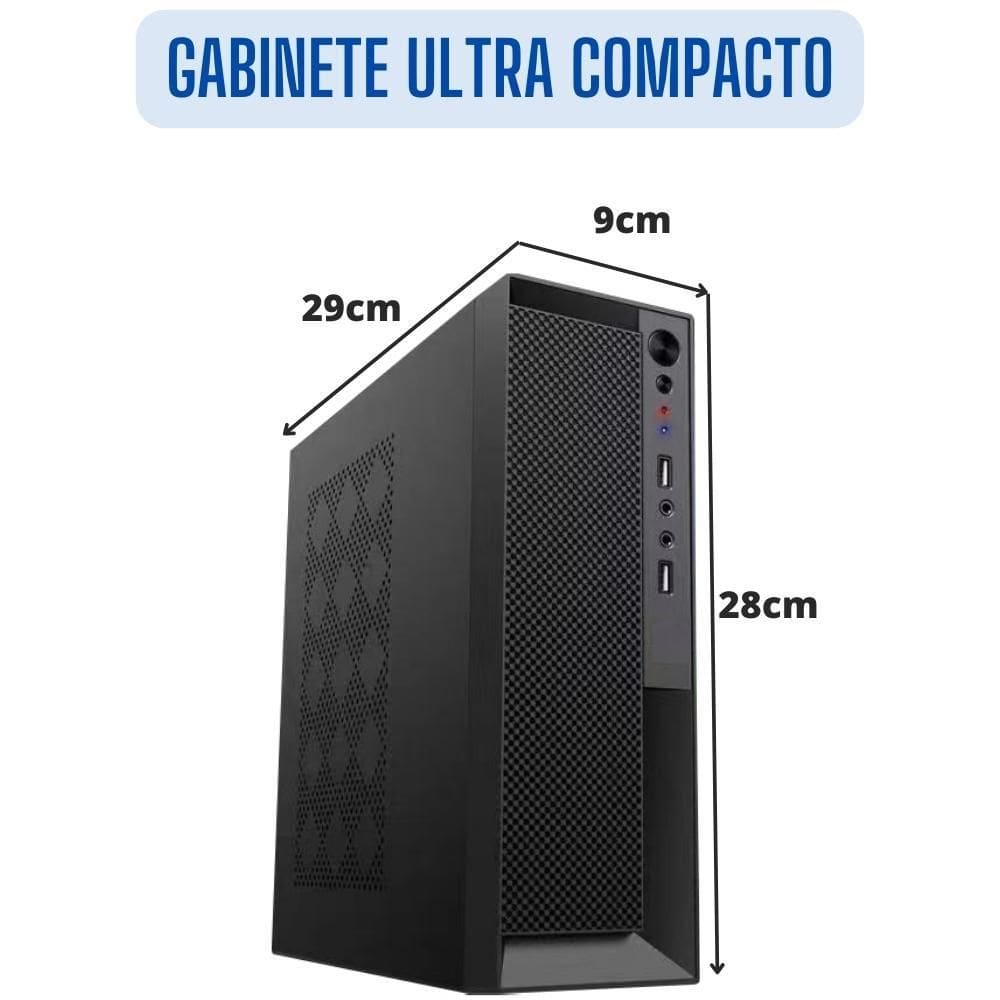 Computador Completo Slim Intel Core i7 16GB SSD 1TB Wifi Windows 10 Pro  Monitor 19