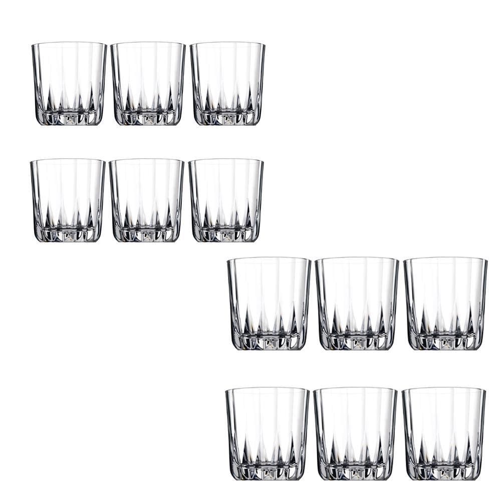 Conjunto 12 Copos Baixo Vidro 300Ml Dara Class Home