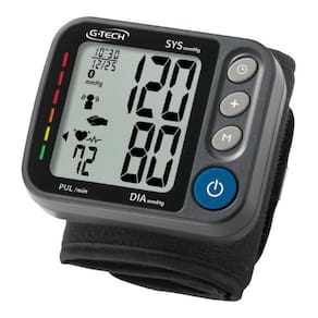 Aparelho Medidor De Pressão De Pulso Automático Smart Conect Com Aplicativo G-tech Gp 480 Black