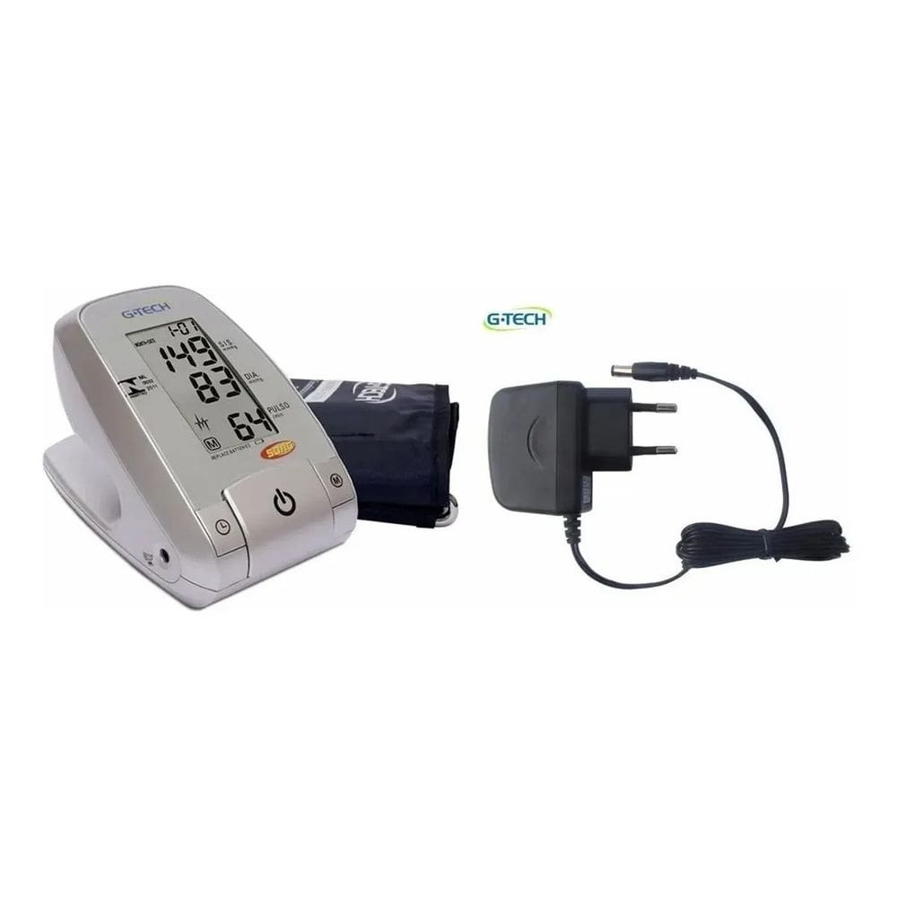 Medidor De Pressão Digital Automatico Eletrico De Braço Bivolt MA100 G-TECH