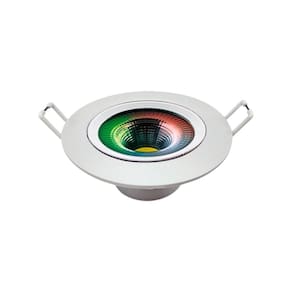 Kit 4 Spot Led Quadrado 5W Wifi RGB Smart Alexa Avant