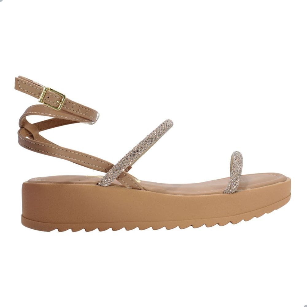 Sandália Vizzano Nude Ouro Rosado