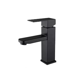 Torneira Misturador Monocomando Banheiro Lavabo Aço Inox 304 Preta Brinovar
