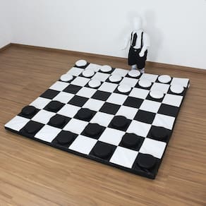 Jogo de Dama Colchonete Brinquedos Mil | 1m40 x 1m40