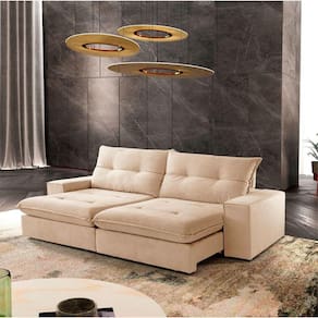 Sofá Athenas Linho 02 Módulos 80 Cm B25cm Meu Sofá Online A294 Linho Creme