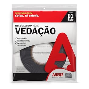Fita Espuma De Vedação - 25Mm X 10M - Adere
