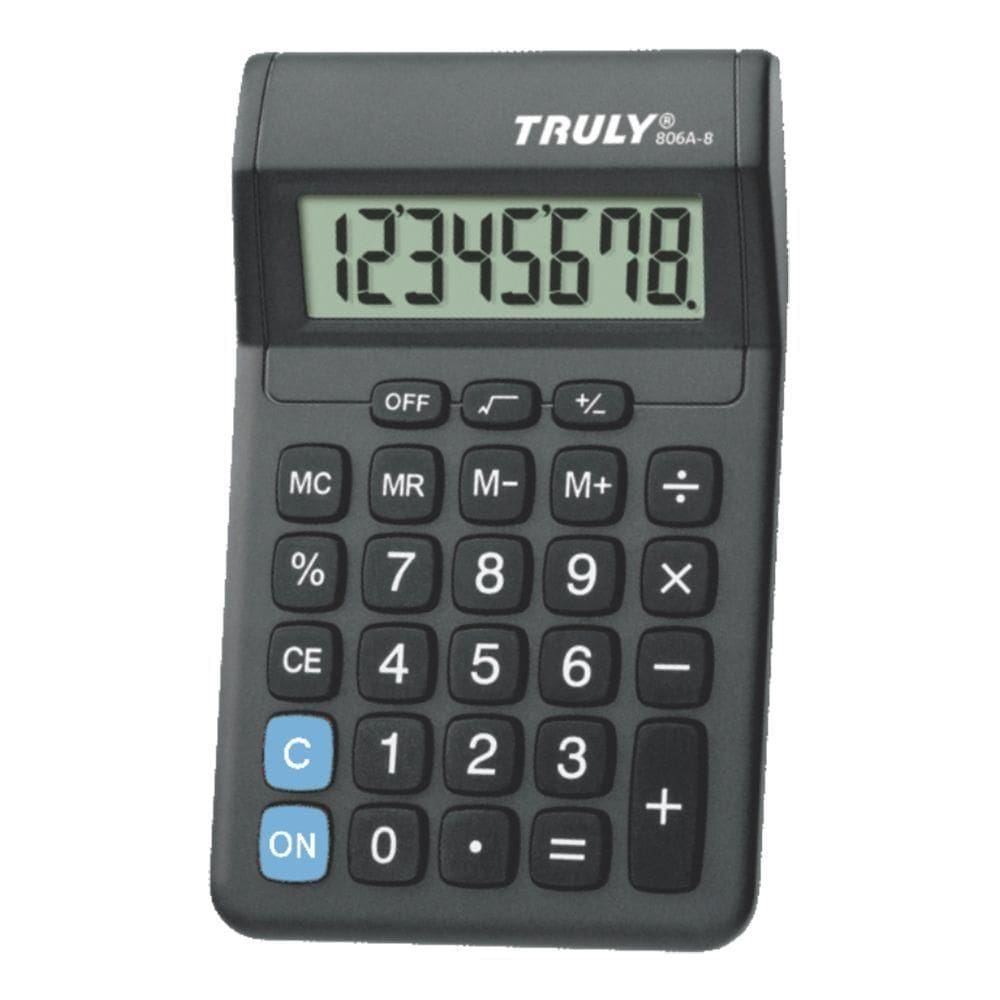 Calculadora De Mesa Truly 806a 8 Digitos