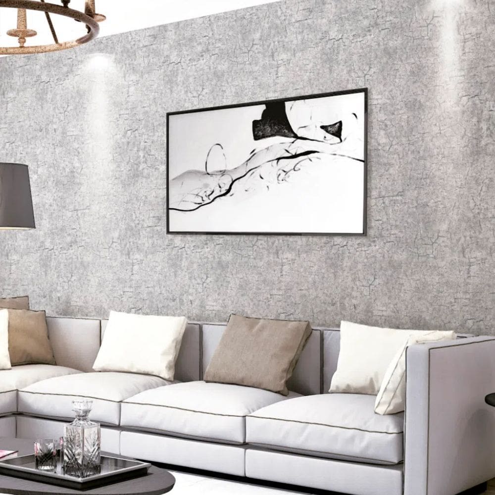 Papel de Parede Colorkey Moderno Cinza COL1044