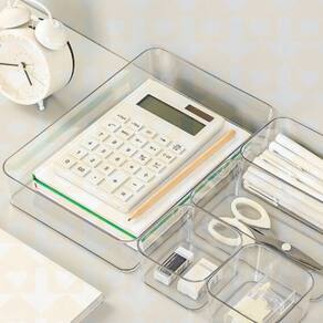 Organizador Multifuncional Quadrado Medio Gavetas Cozinha 4 UN
