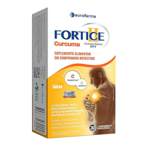 Fortice Curcuma Eurofarma 30 Comprimidos Revestidos