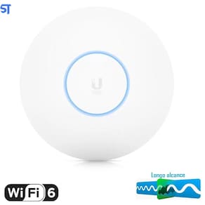 Acess Point Ubiquiti Networks U6-Lr Ac 4X42.4/5Ghz 3Gbps