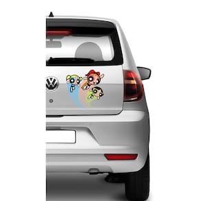 Adesivo De Carro Meninas Super Poderosa Mod04