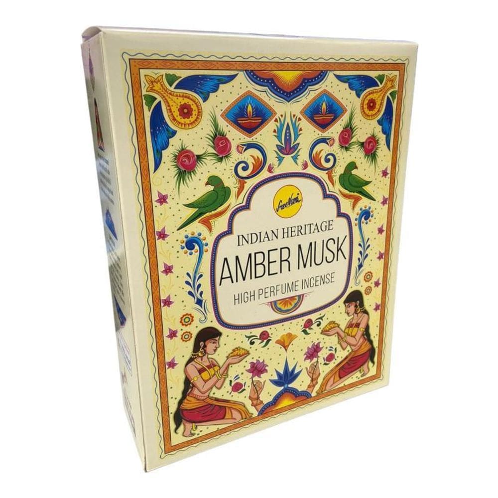 12 Cx Incenso Heritage Massala 13 Varetas- Escolha O Aroma