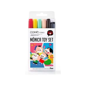 Estojo Copic Ciao Set Monica Toy Com 6 Unidades