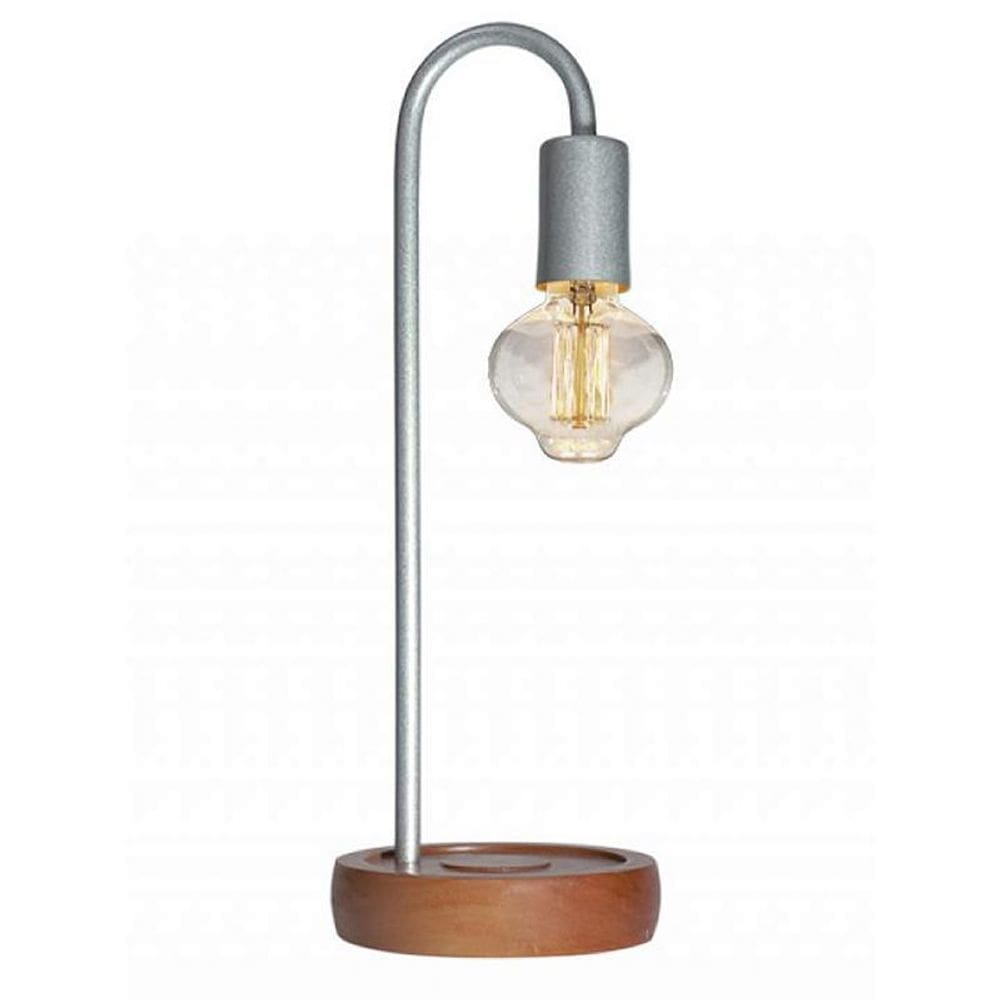 Abajur Flam 1Xe27 Prata