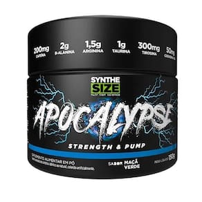 Pre Treino Apocalypse Synthesize Pote 150G Maçã-Verde