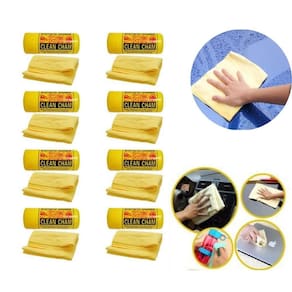 Kit 8 Toalhas Pano Alta Absorção Multiuso Enxuga Seca Carro