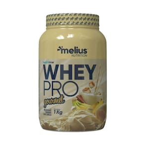 Whey Pro Gourmet  1Kg  - Sabor: Milkshake Banana Com Canela