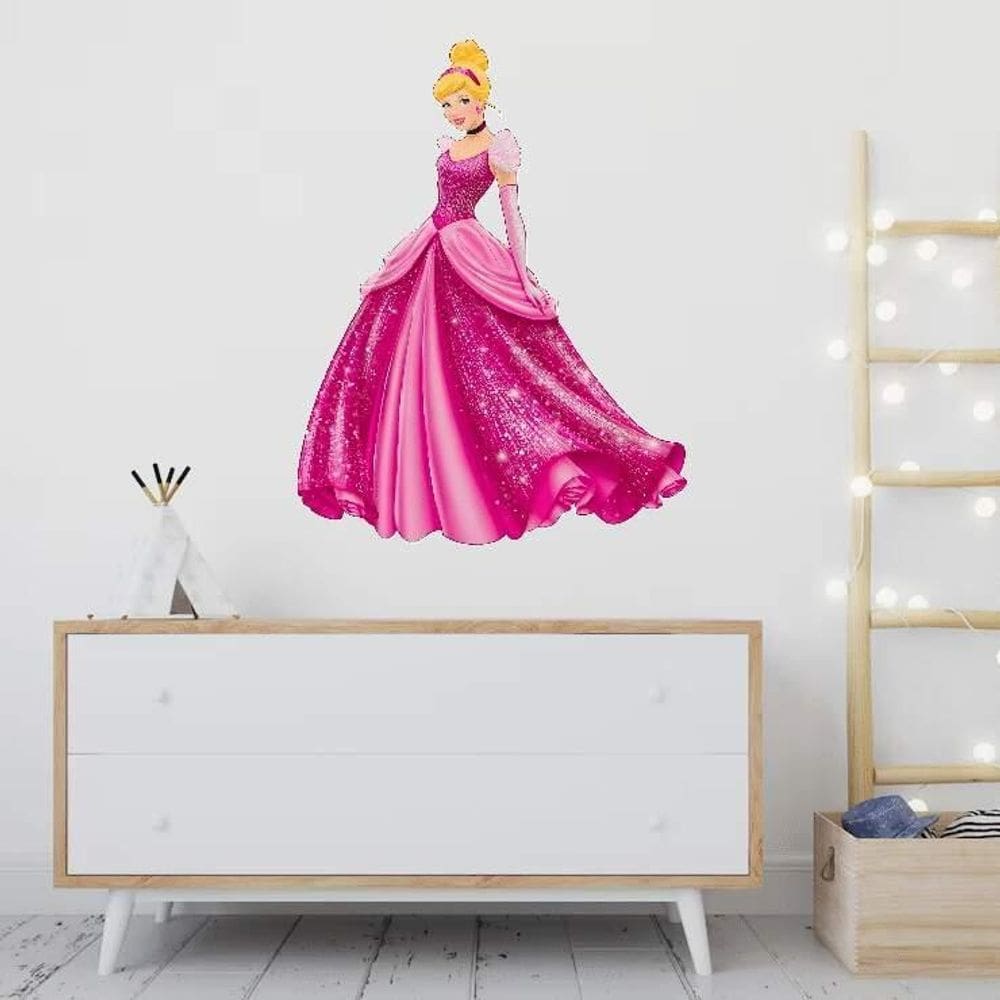 Adesivo De Parede Cinderela Mod02