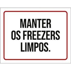 Kit 10 Placas Manter Os Freezers Limpos 36X46