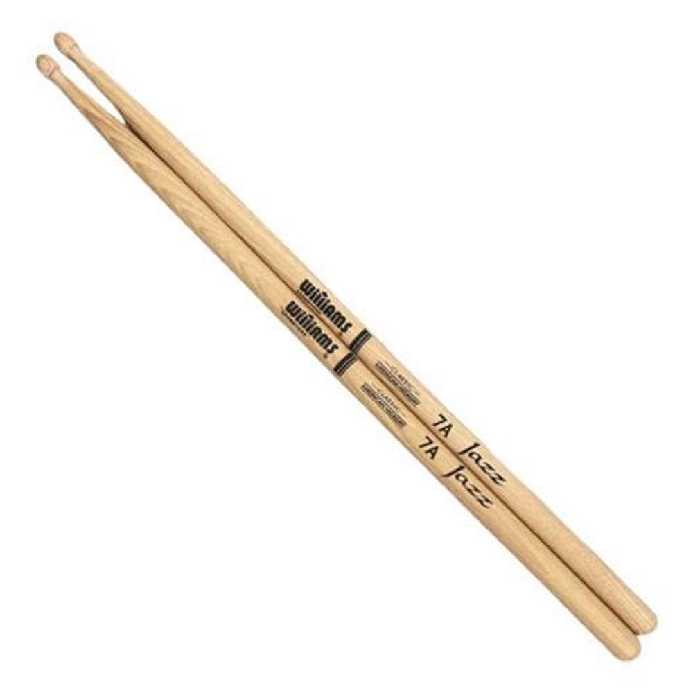 Baqueta Bateria Williams American Hickory 7A Ponta Madeira