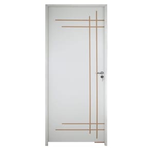 Porta Belissima 9 Prime Batente 11 Cm Fechadura Stilo Externa 62 X 2,10 Lado Esquerdo
