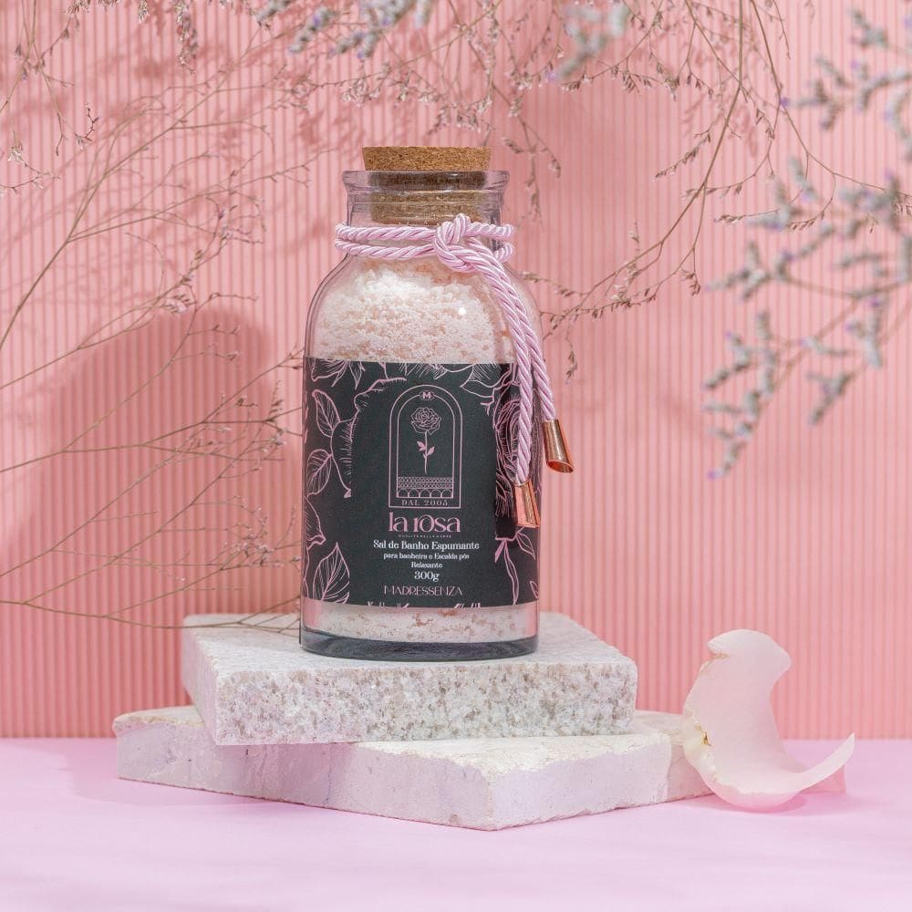 Sal de Banho La Rosa 300g - MADRESSENZA Perfumado