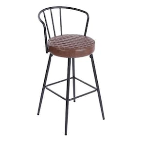 Banco Alto Bar Café Aço Captone 99X46X46Cm - Deluxe