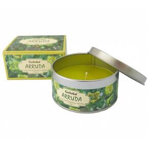 Vela Aromática Lata Indiana Goloka Vegano - Escolha O Aroma