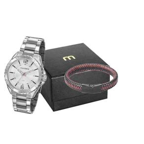 Kit Relógio Prata Mondaine 53827G0Mvne2K6