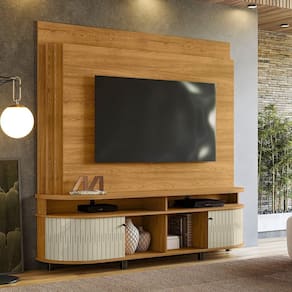 Home Theater para Tvs até 65 Polegadas Daytona Cumaru/opala