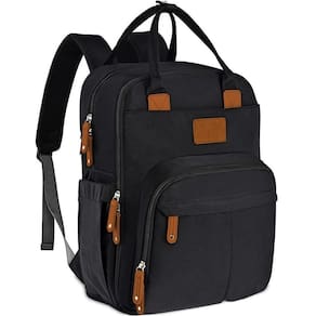 Mochila Maternidade Laço Bebê Alice Preto