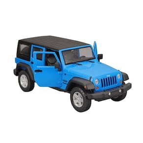 Carrinho Maisto 1:24 Jeep Wrangler Unlimited Azul