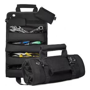 Bolsa de ferramentas Roll Up Canvas Multifuncional Impermeável