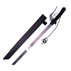 Espada Cosplay Mikasa Ackerman Attack On Titan Katana Prata