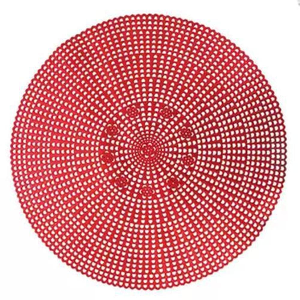 Jogo Americano Macromê Vermelho 41Cm