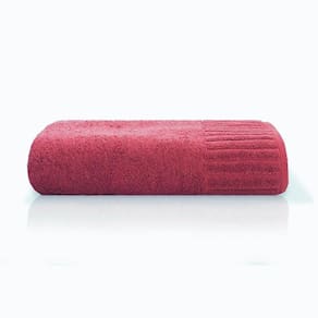 Toalha De Rosto Velour 100% Algodão Avulsa 45X80 Vinho