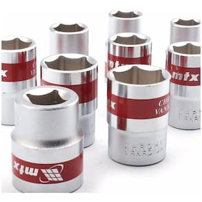 Jogo De Soquete Sextavado 10 A 22mm 1/2 10pçs Mtx 135579