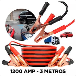 Cabo Auxiliar Para Carro 1200Amp Automotivo