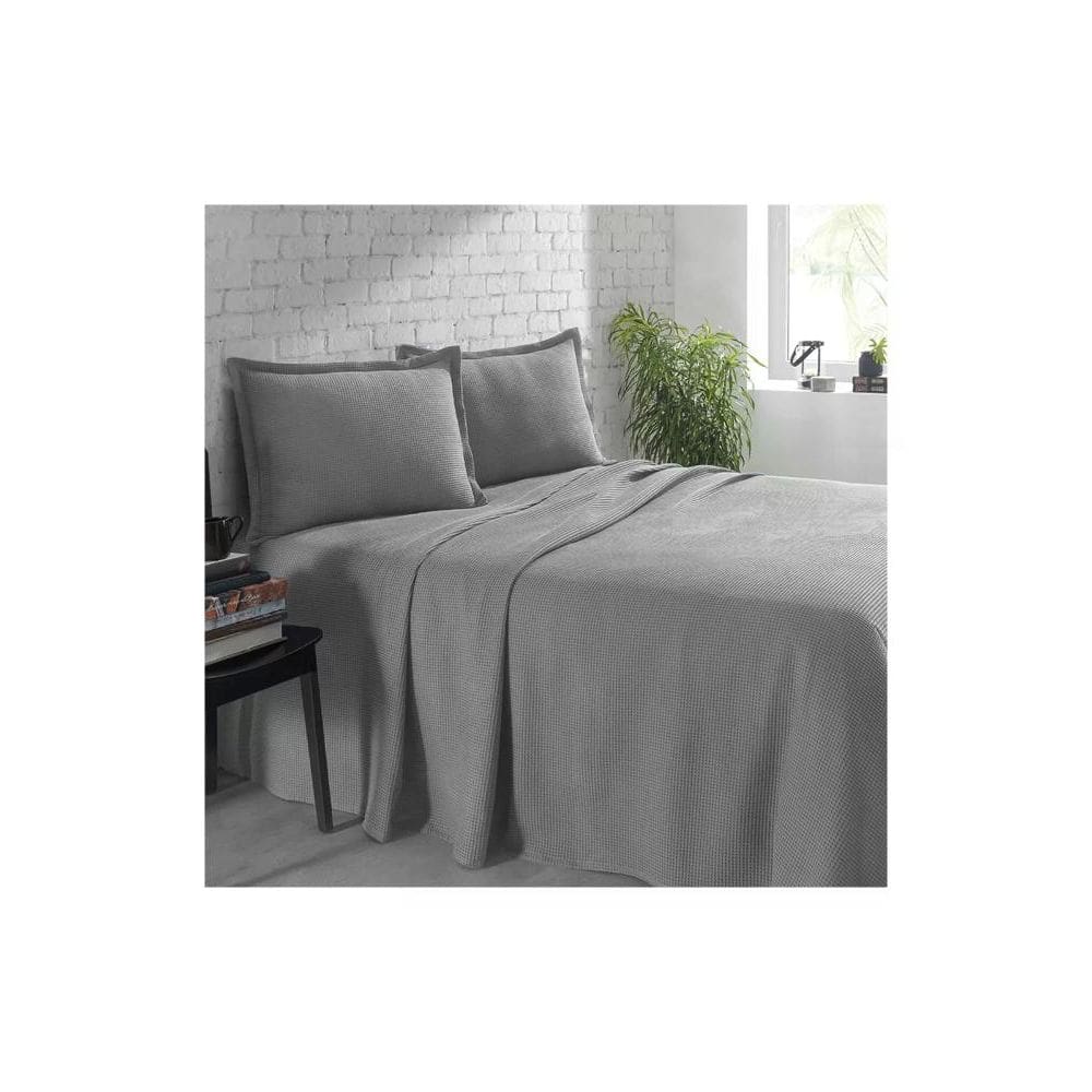 Kit Cobre Leito Colcha Casal Dohler Piquet