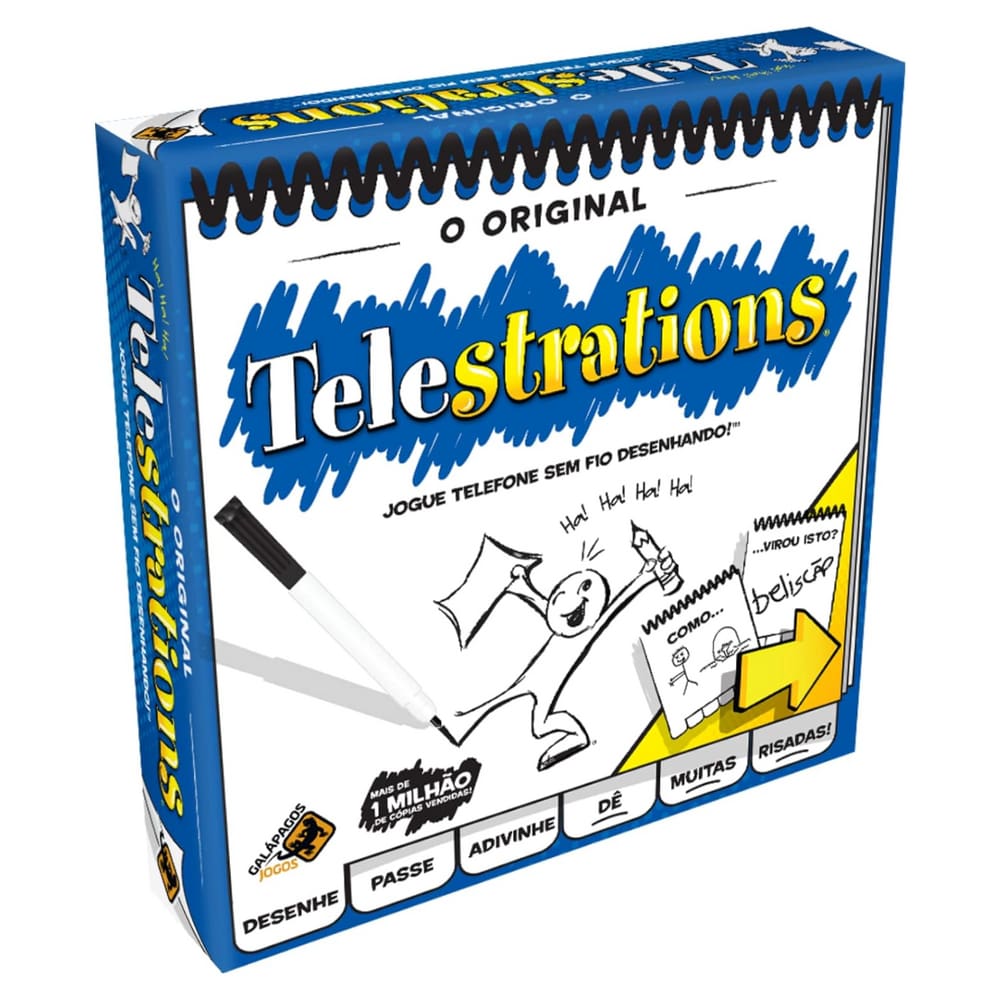 Jogo Telestrations Telefone Sem Fio - Galápagos