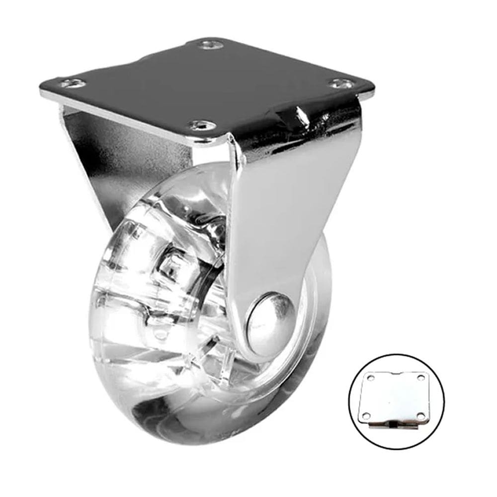 Rodízio de Silicone Fixo 50mm Hardt 4 Unidades