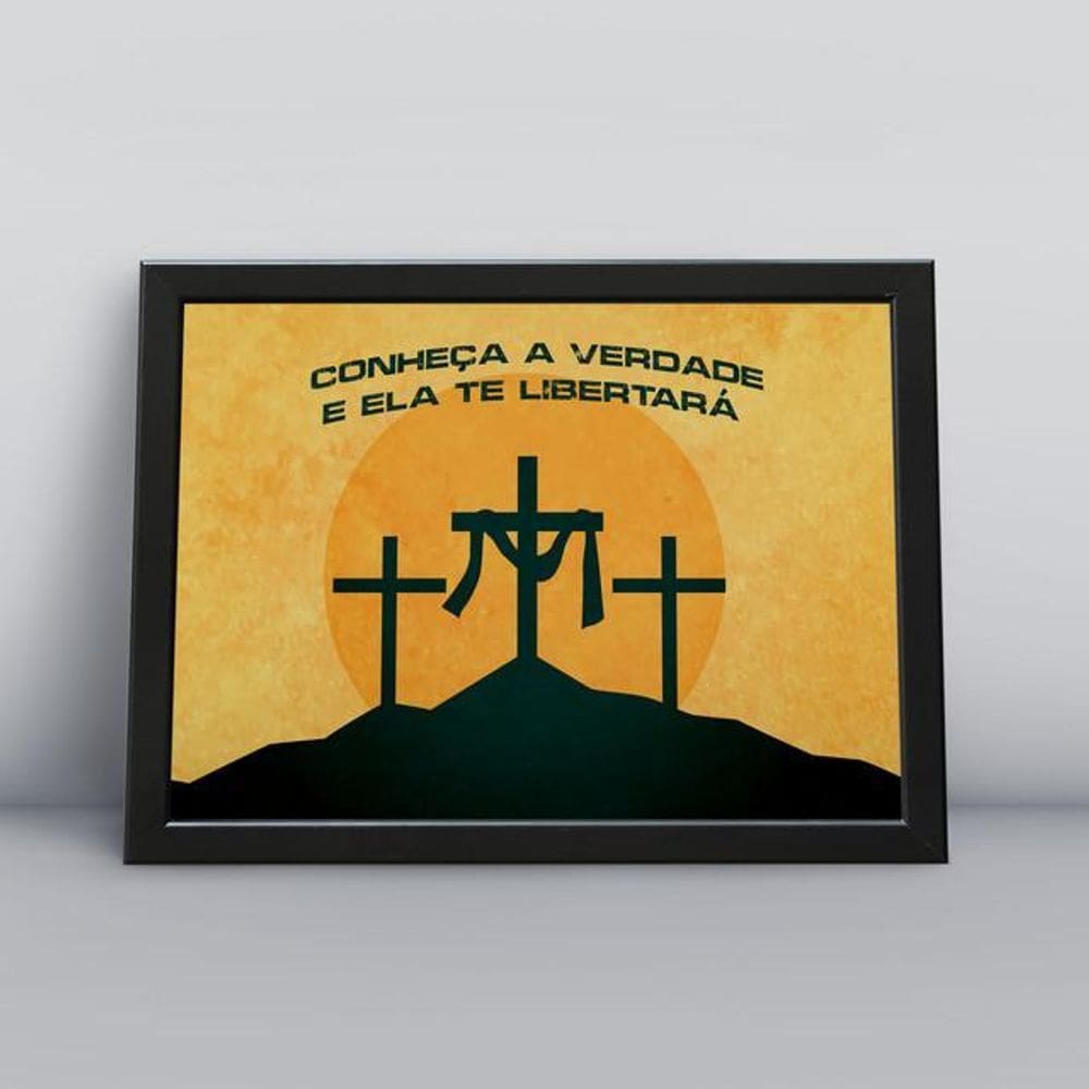 Quadros TAC religião Cristã 071 - 20x30cm - MDF Colorido