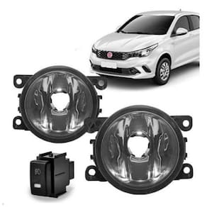 Kit Farol De Milha Auxiliar Fiat Argo/Cronos Bt.