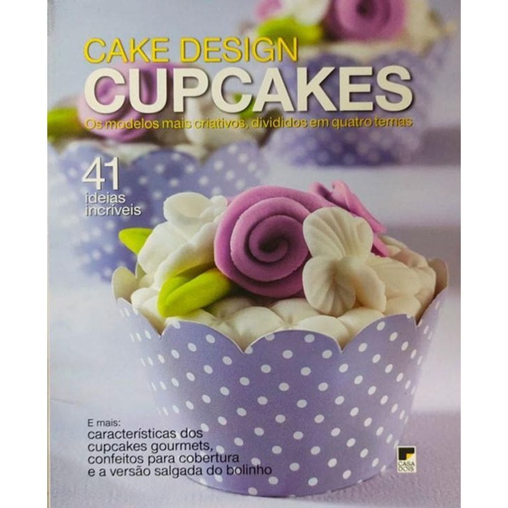 Ilustrações de Cupcakes Coloridos - Editora Casa Dois