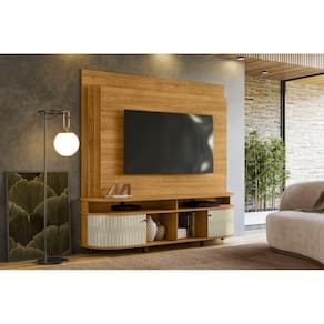 Painel Daytona para TV até 65 polegadas - Cumaru / Opala - Madetec