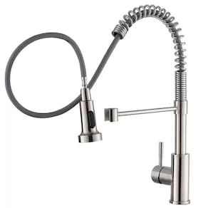 Torneira Monocomando Gourmet Extensível De Cozinha Prata Brinovar