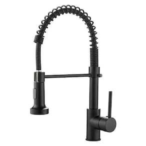 Torneira Monocomando Gourmet Extensível De Cozinha Preta Brinovar