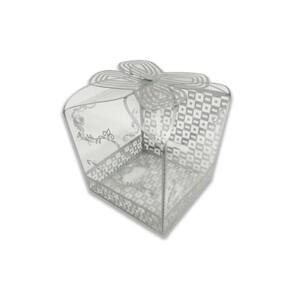 Caixa Para Cupcake, Mini Bolo, 10 Unidades, Prata