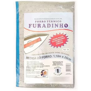Forro Térmico Furadinho 1,10 X 35 Para Tábua De Passar Roupa